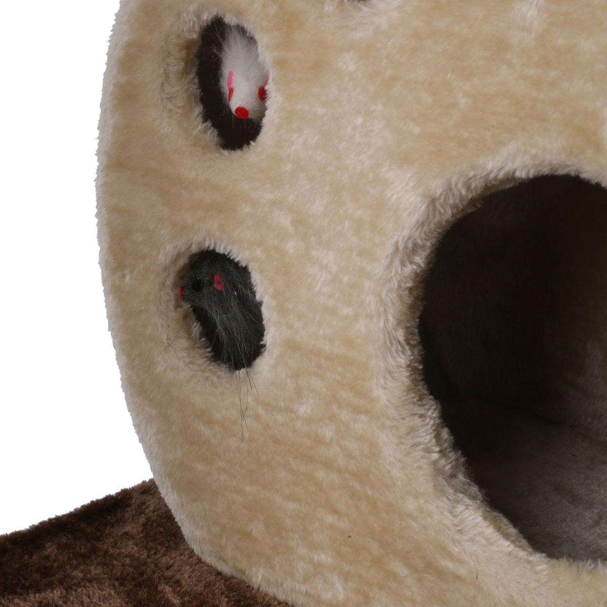 Kerbl Kratzbaum PLANET X braun/beige, 50 x 40 x 127 cm