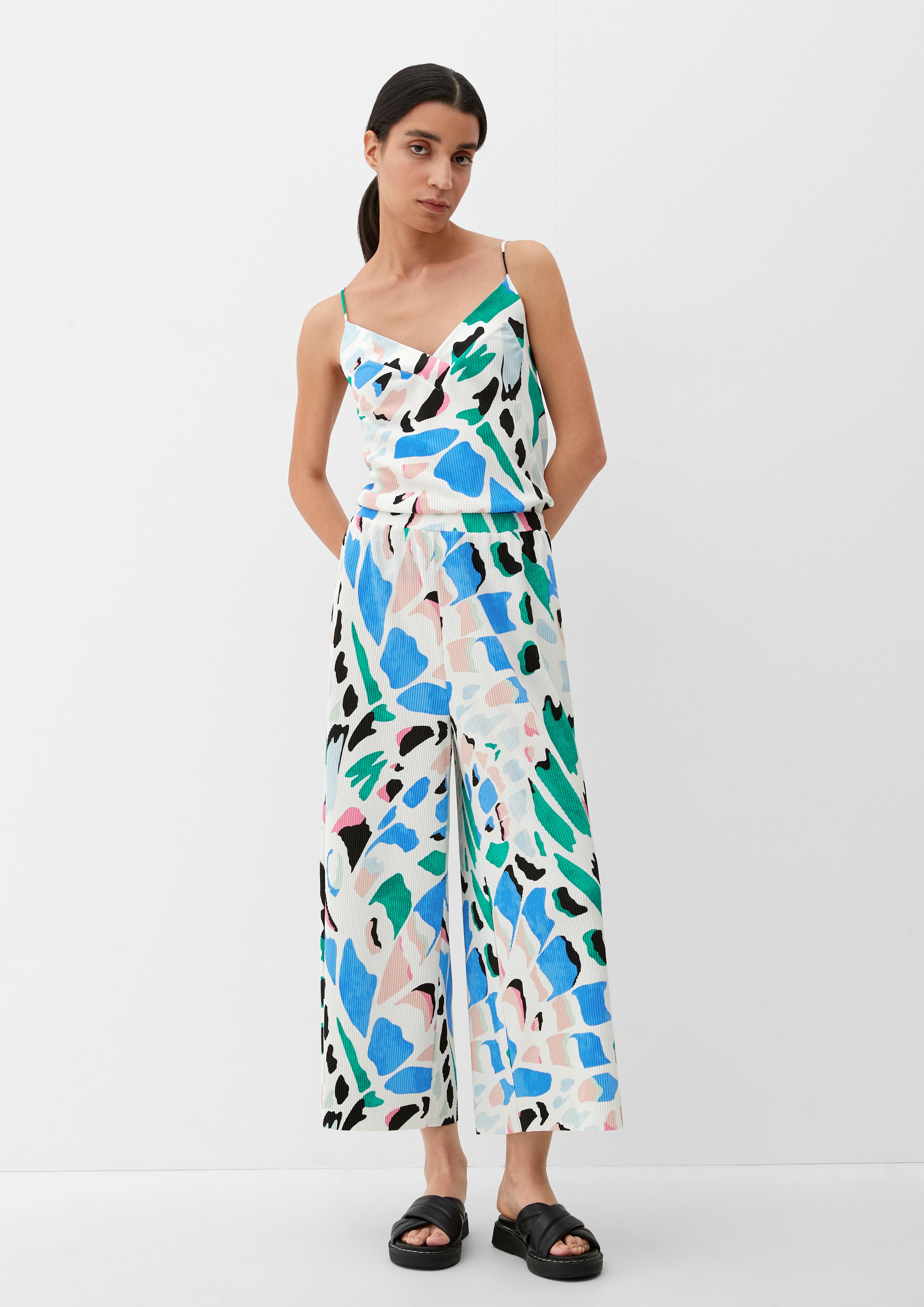 Regular: Culotte mit Allover-Print  2130699-02A0