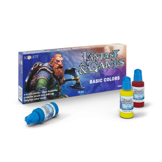 Scale75 - Fantasy & Games Paint Set: Basic Colors (8x 17ml)