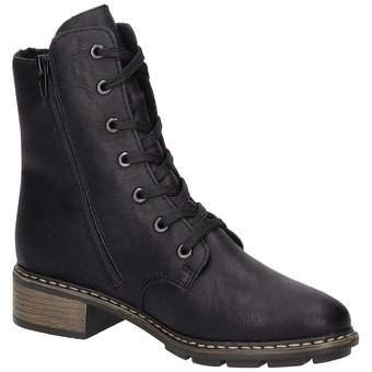 Rieker Schnürstiefelette in schwarz