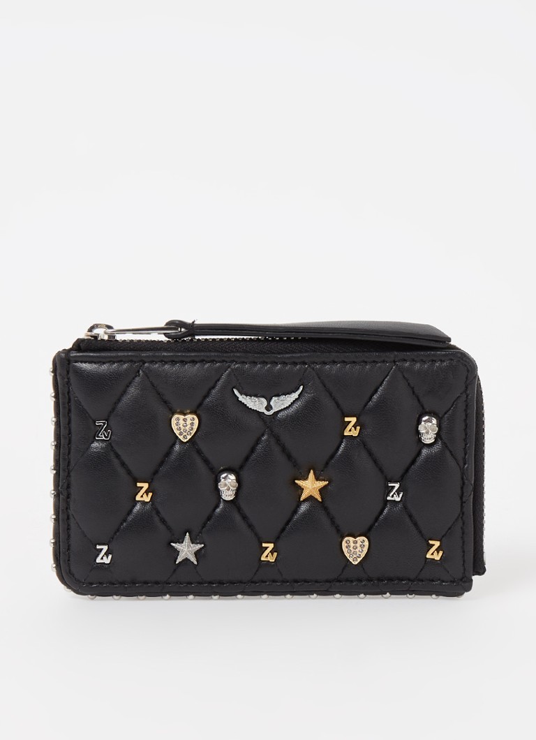 Husa pentru carduri Zadig&Voltaire ZV din piele de miel