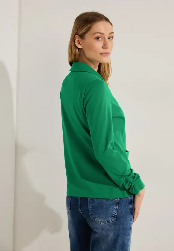 CECIL Sweatblazer mit Raffung