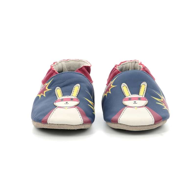 Chaussons cuir tannage vegetal Magic Rabbit