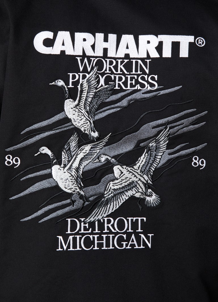 Μπουφάν Carhartt WIP Ducks με πλαϊνές τσέπες και κέντημα