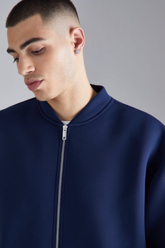 Kastige Oversize Scuba Bomberjacke
