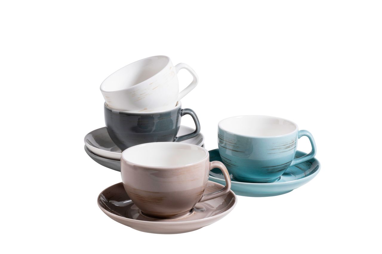 Mäser Serie Derby, Kaffeetassen Set für 4 Personen