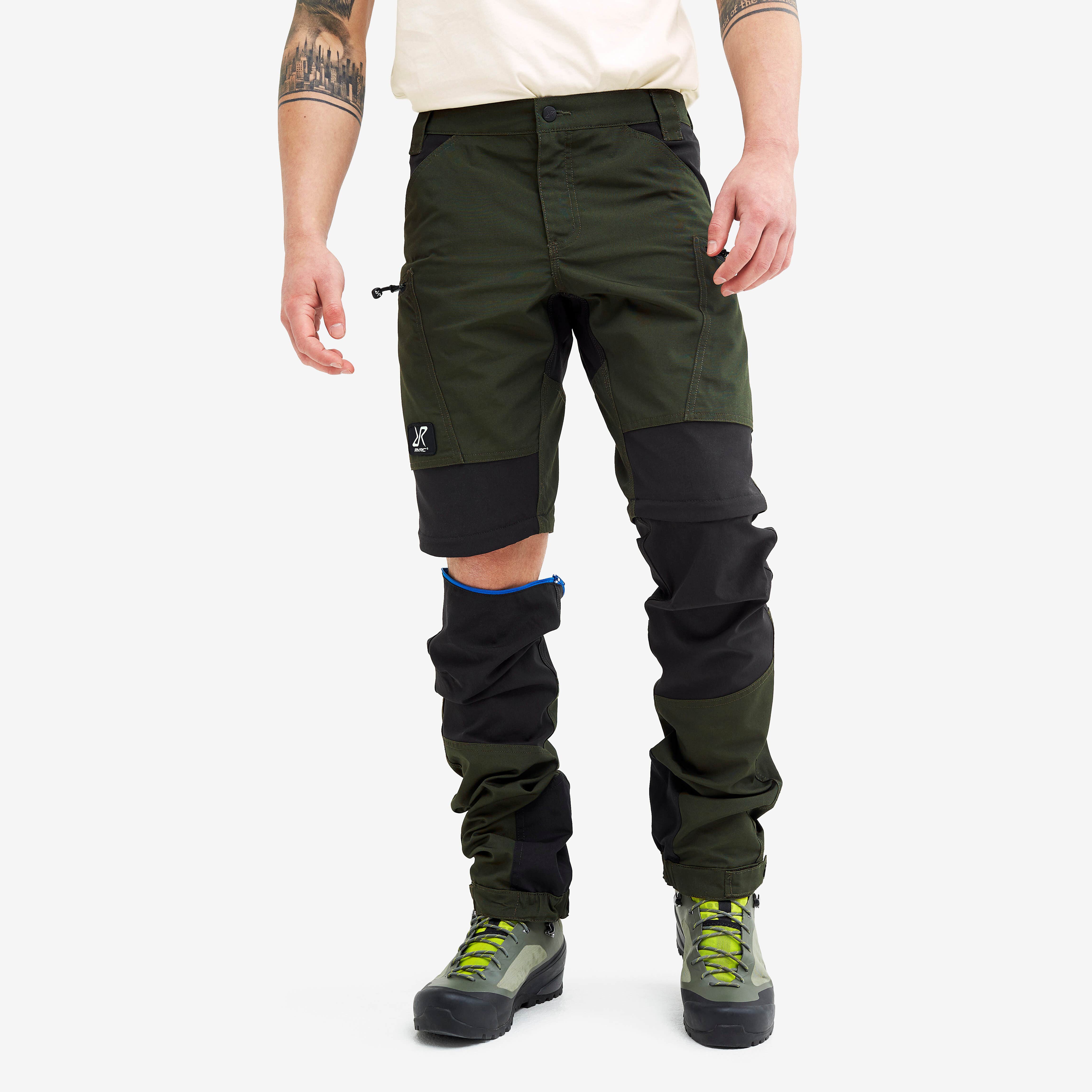 Nordwand Pro Zip-off Pants Homme Forest Green