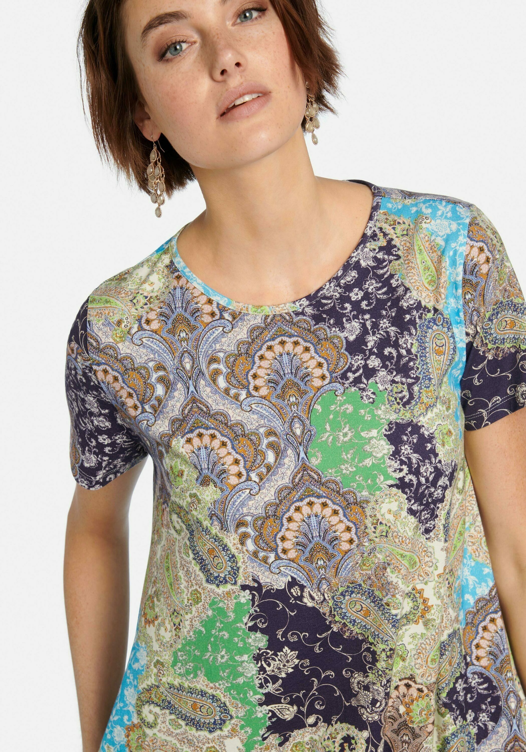 Green Cotton Jerseykleid cotton