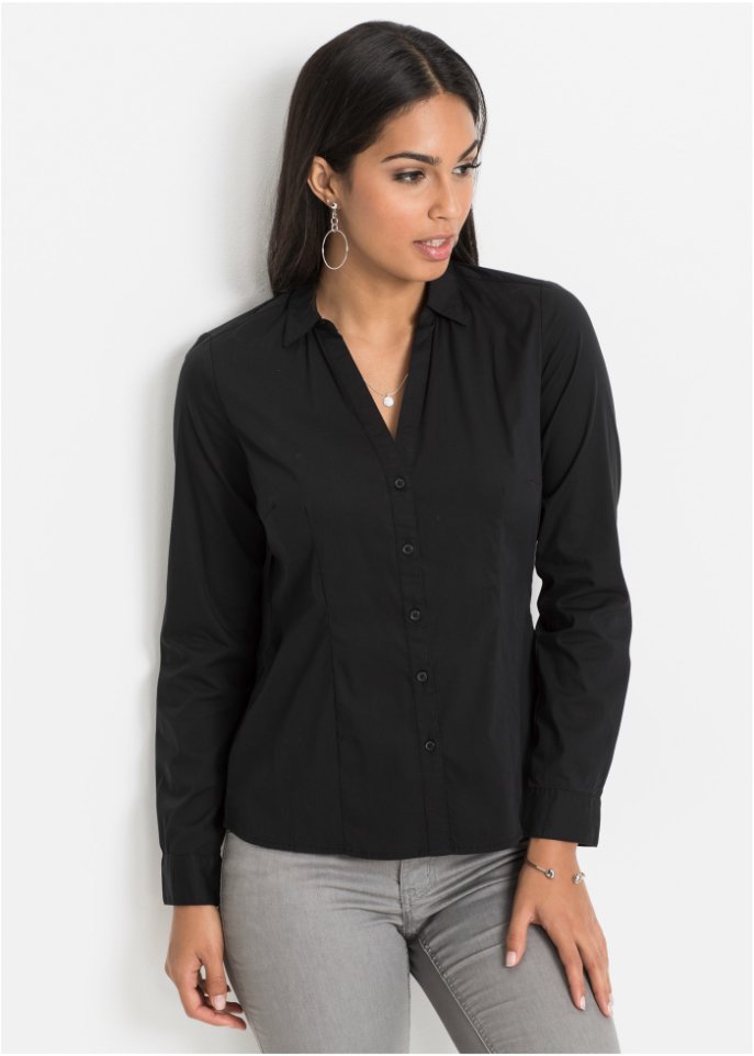 Stretch-Bluse