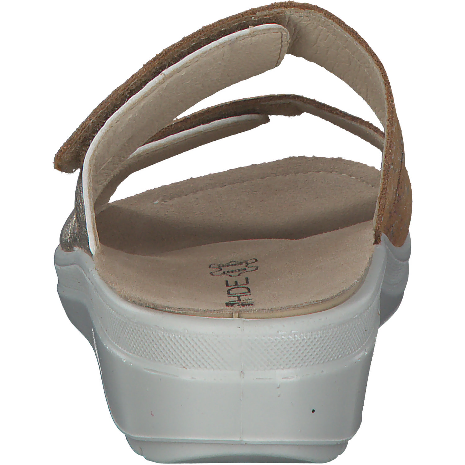Rohde 5735, Pantoletten, Damen, Beige (Gold Blume)