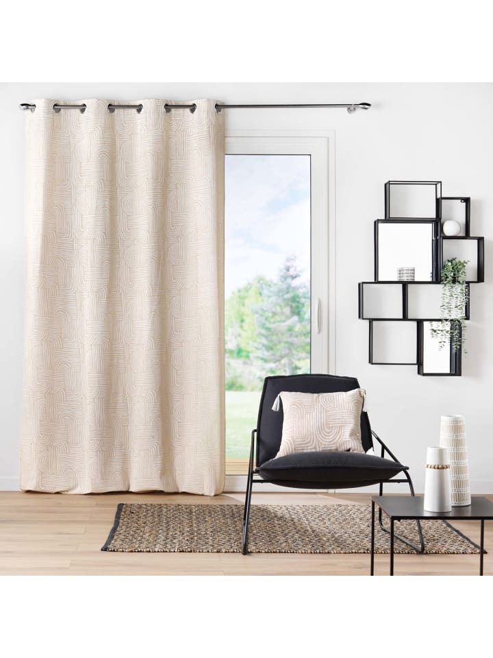 Douceur d’Intérieur Vorhang in beige günstig kaufen onesize