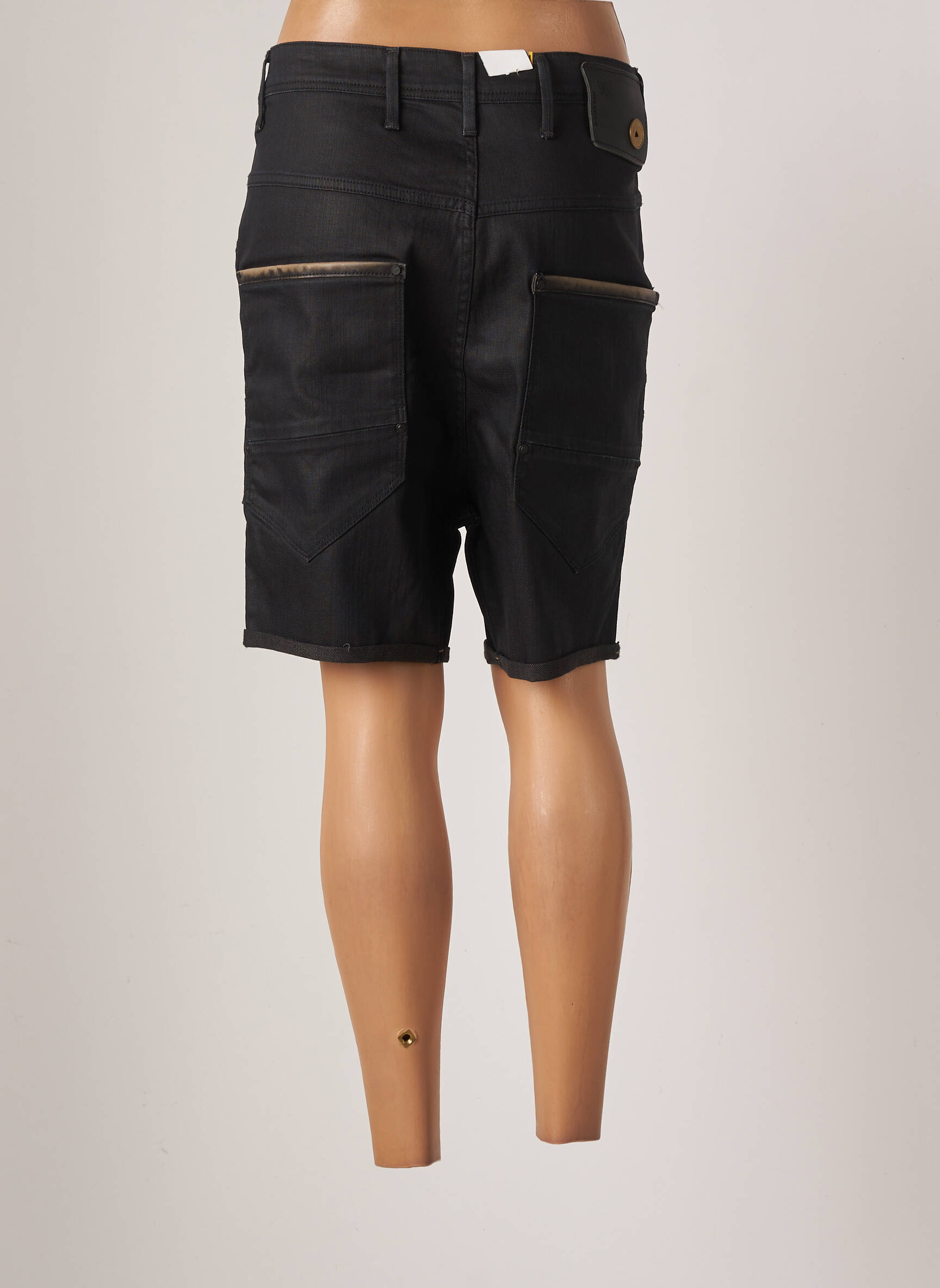 G Star Bermudas Femme couleur noir