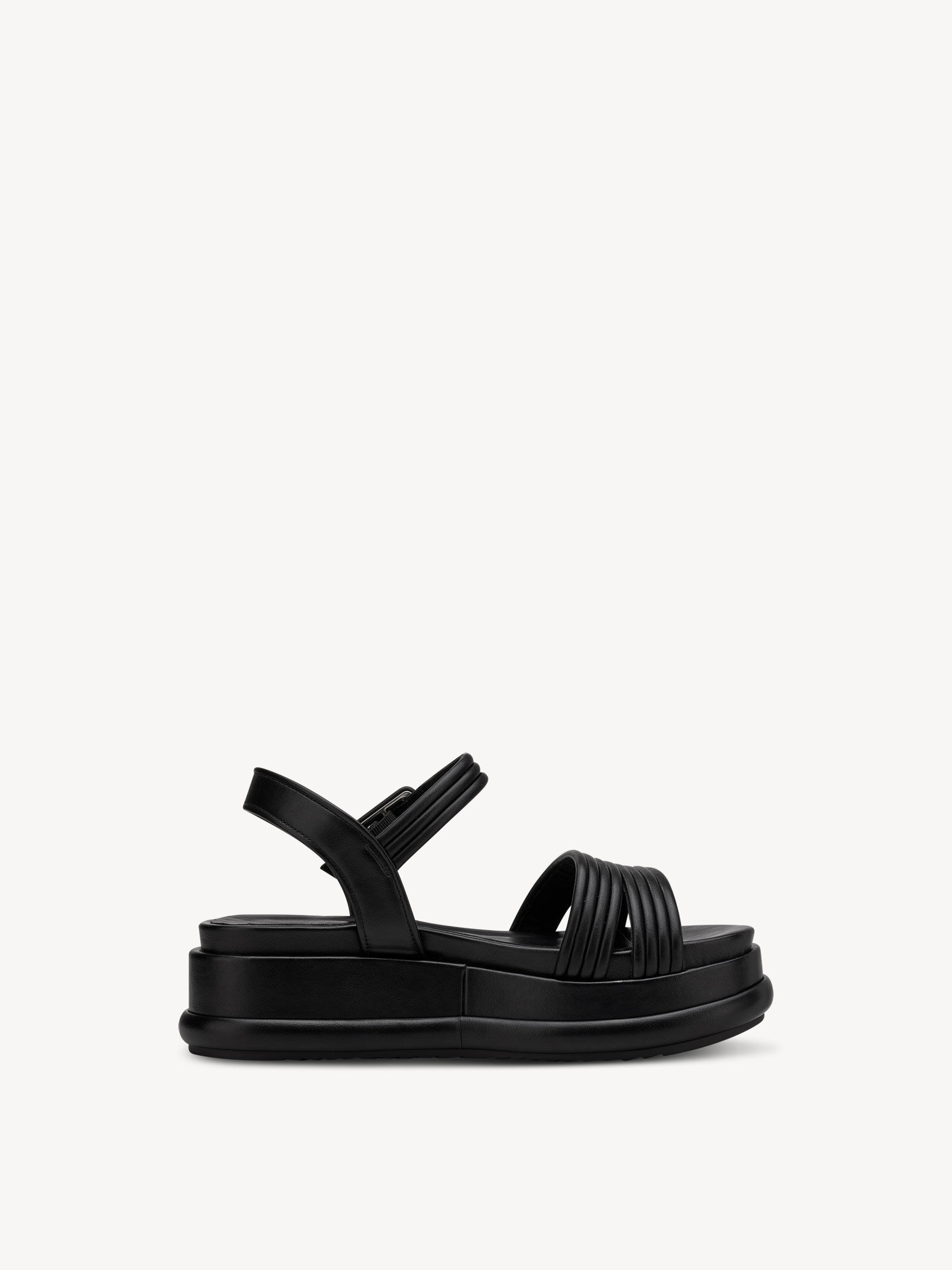 Sandale à talon - noir