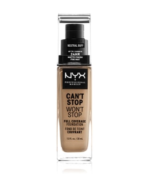 NYX Professional Makeup Can't Stop Won't Stop 24-Hour Foundation Flüssige Foundation-30 ml