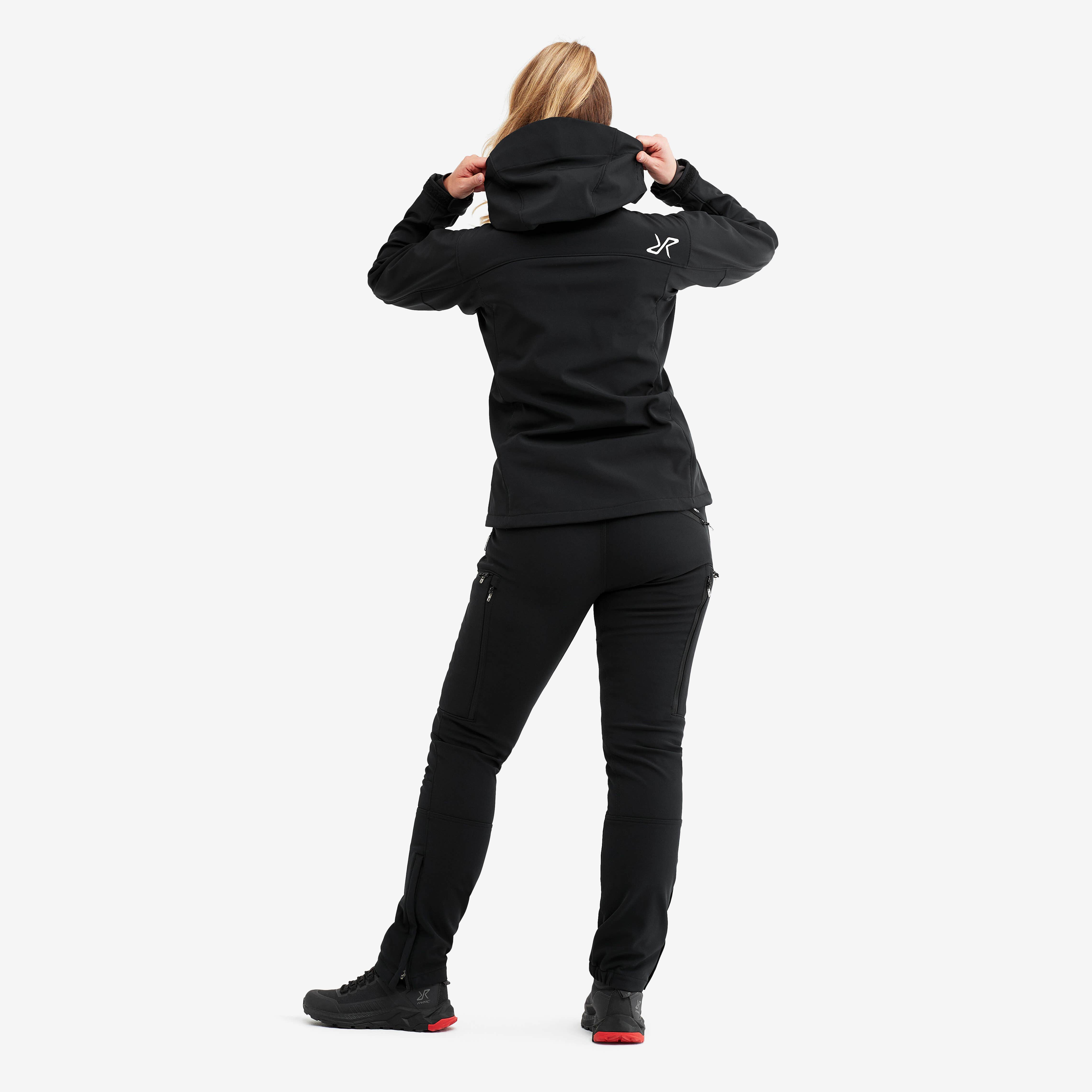Hiball Jacket Femme Black/Yellow