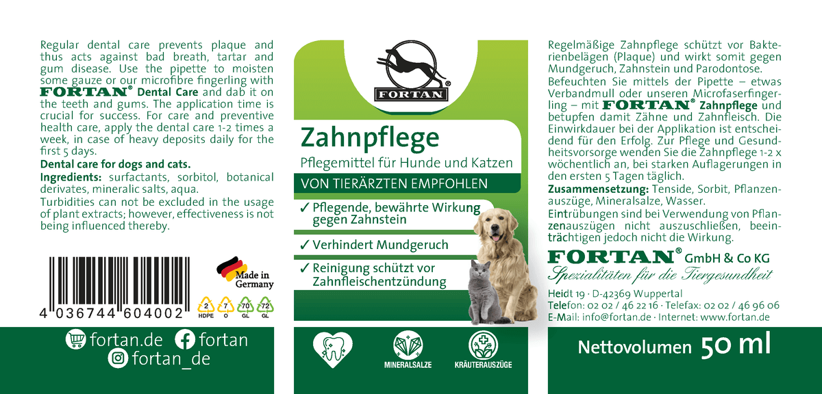 Fortan Zahnpflege Fortan Zahnpflege 50ml