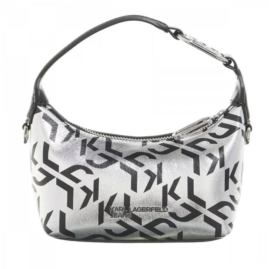Karl Lagerfeld Jeans - Karl Lagerfeld Jeans Shoulder Bags Kunstleder Silver - silber