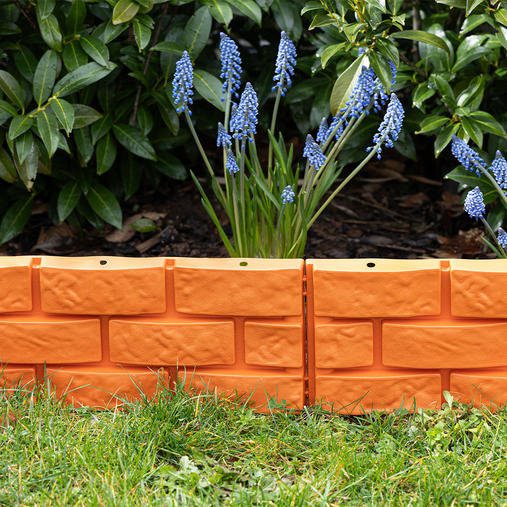Powertec Garden Gartenzaun-Set 10 teilig aus PP, ca. 44,5 x 28,5 cm