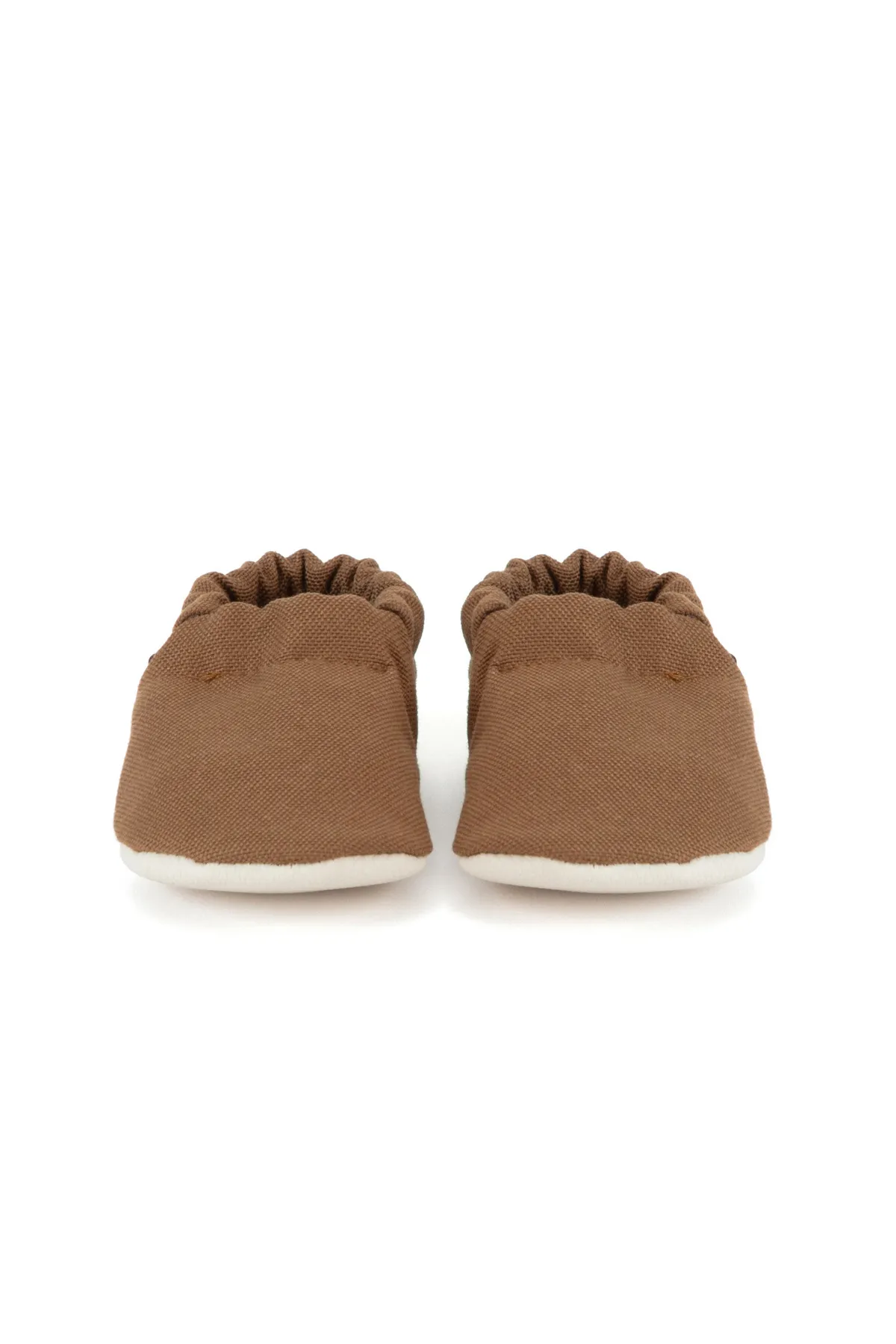 Caluu Baby  Braune Babyschuhe aus Öko-Tex-Baumwolle