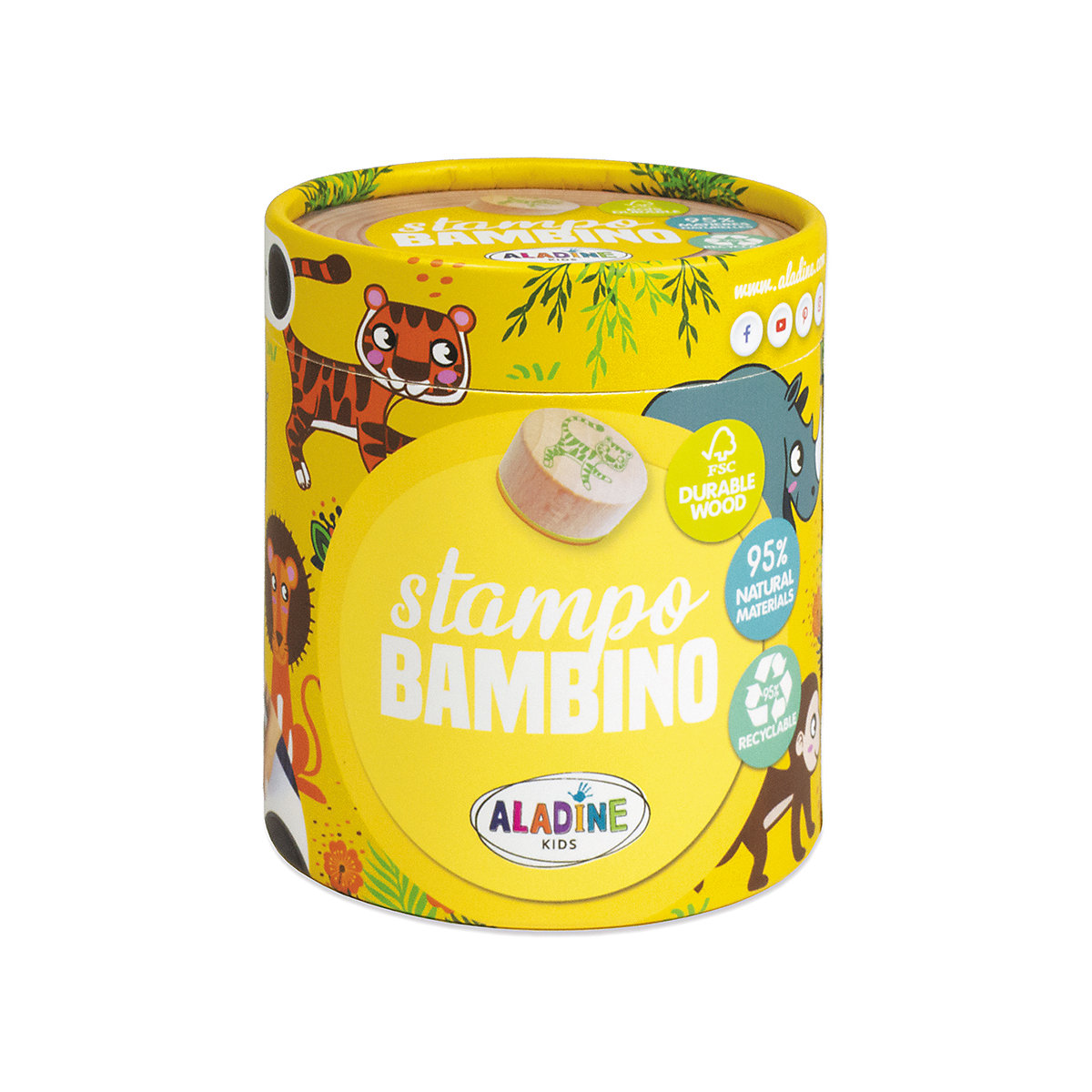 Stampo Bambino Safari Stempel-Set