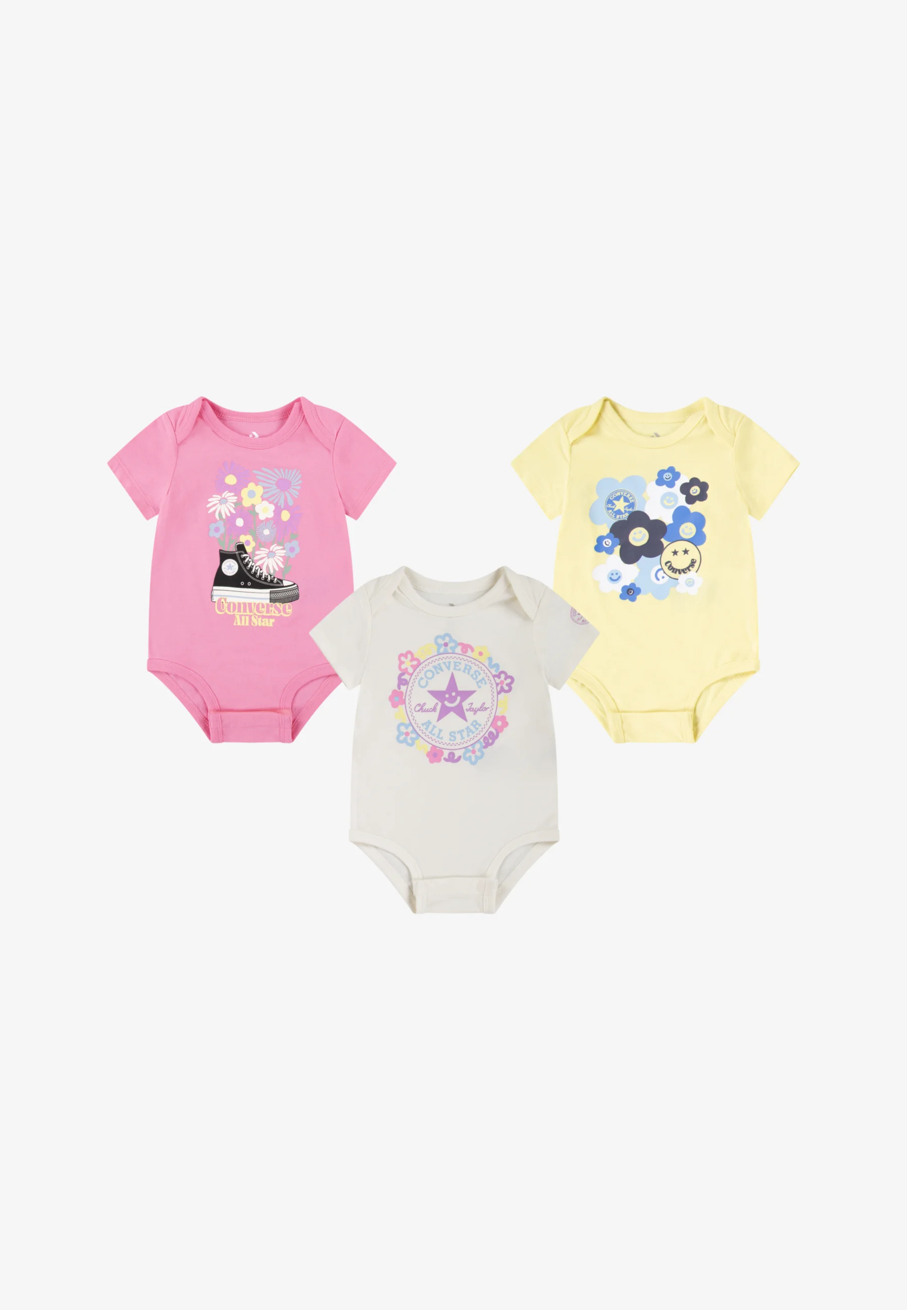 Converse BODY UNISEX CON GRÁFICOS (PACK DE 3) - Body