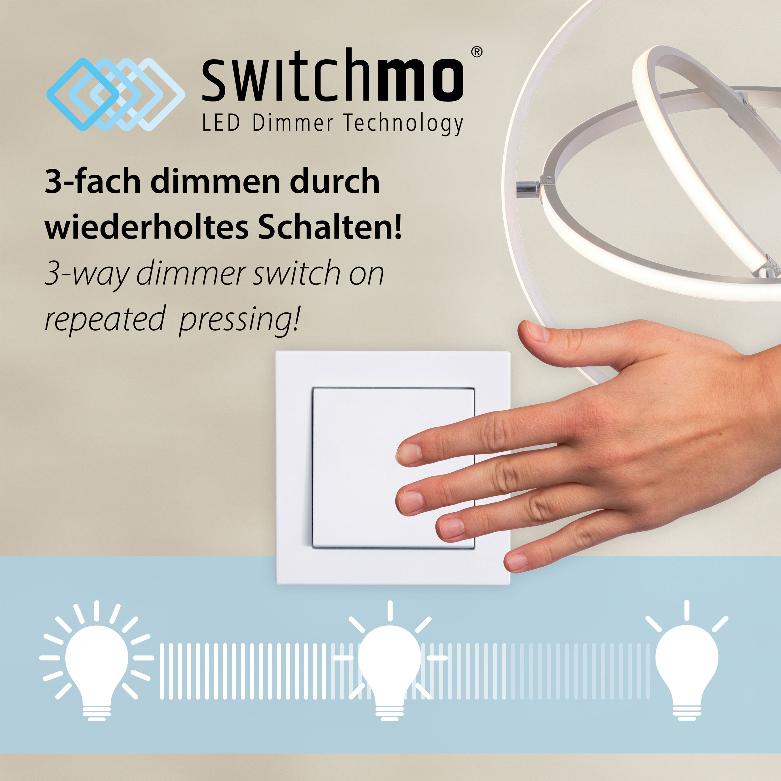 JUST LIGHT.LED-Deckenleuchte 1flg