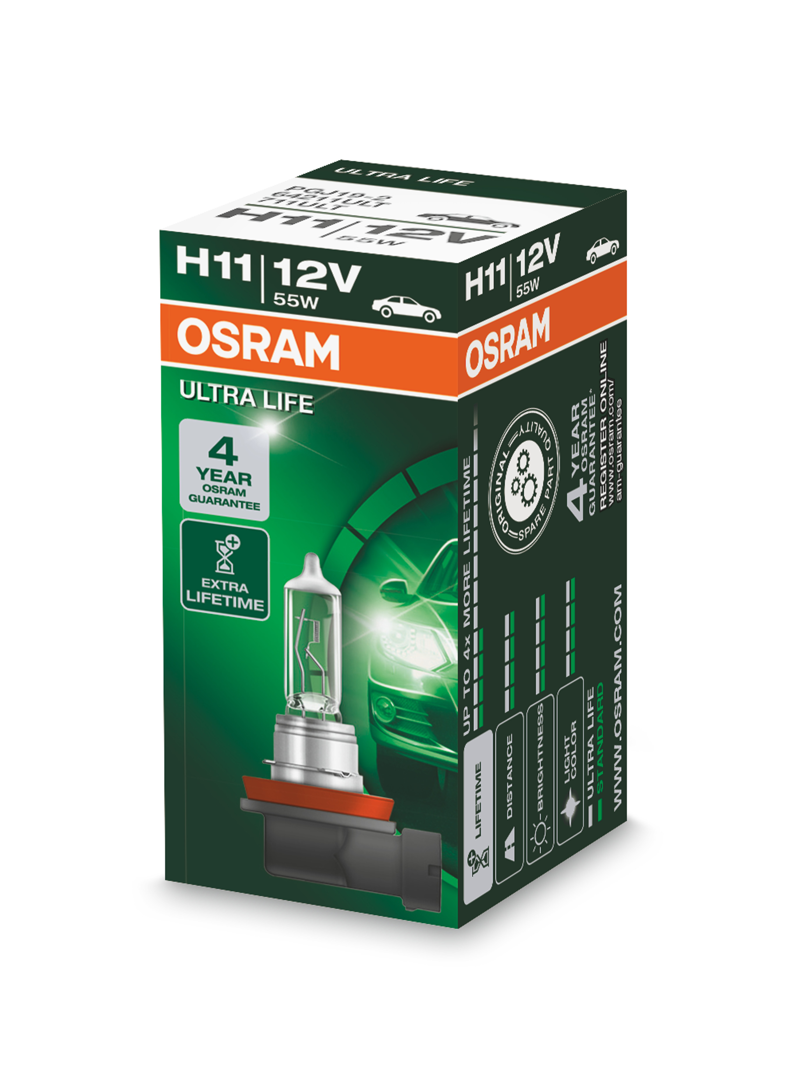 OSRAM ULTRA LIFE® H11 12V DUOBOX - ATU