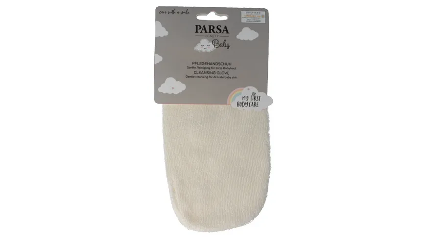 PARSA Beauty Baby Pflegehandschuh mit OEKO-TEX