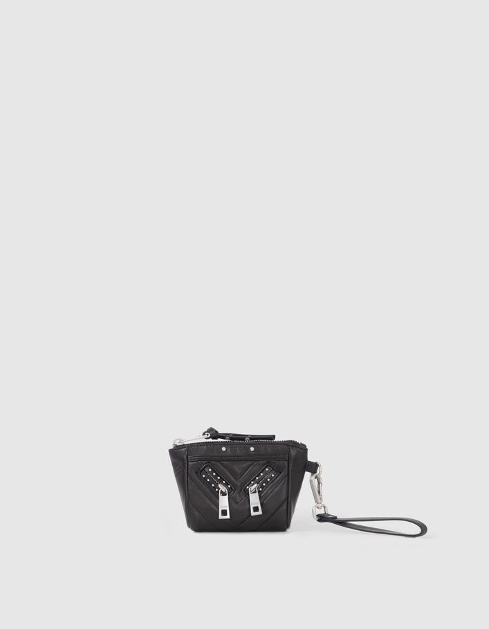 Mini trousse 1440 Toy Rock noire cuir Femme