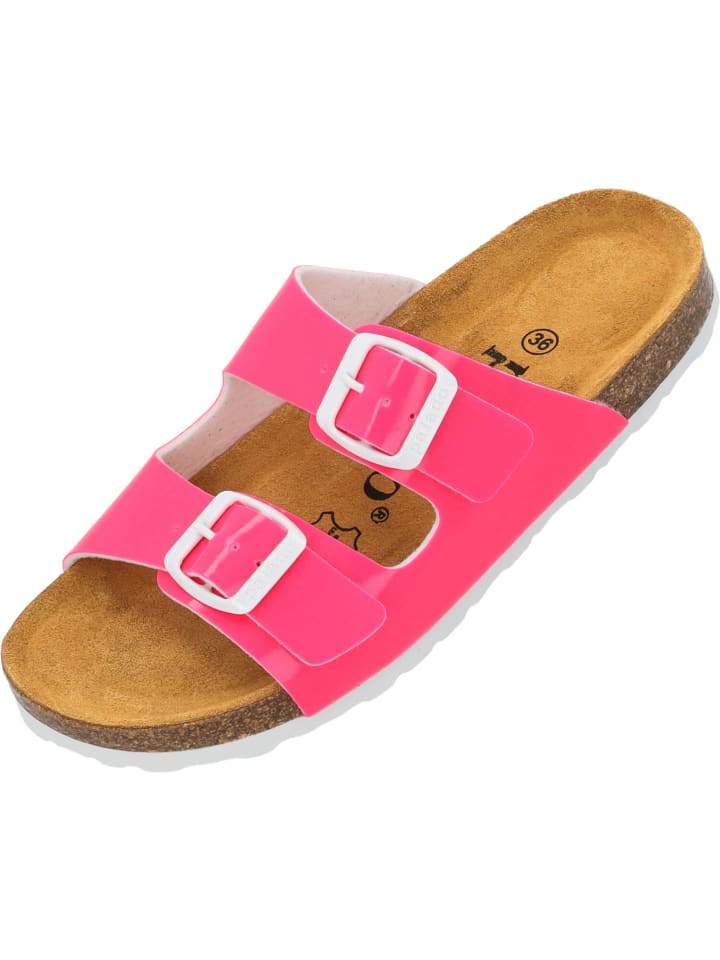 palado Pantoletten in pink neon lack günstig kaufen