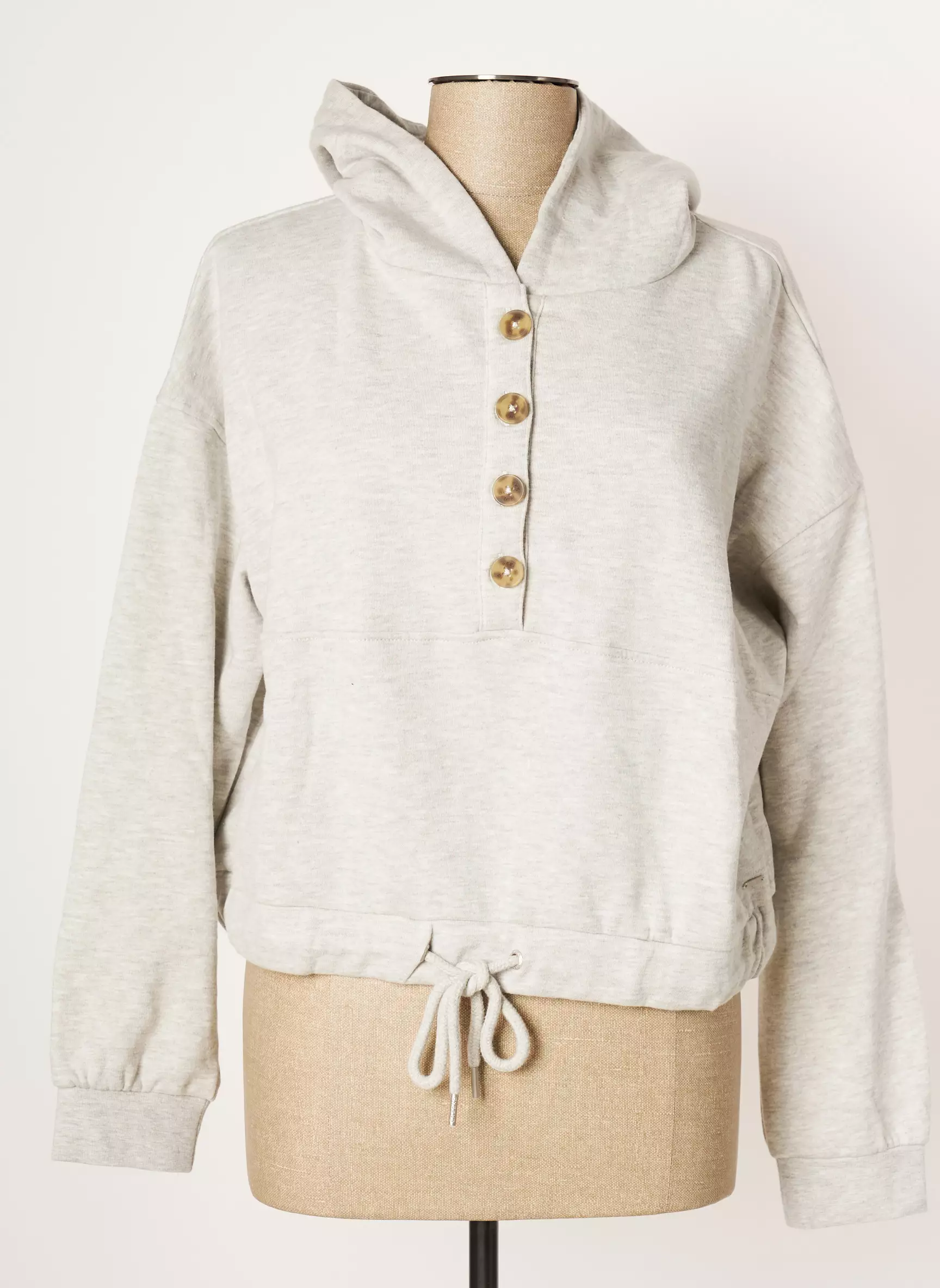 Creeks Sweat Capuche Femme couleur gris