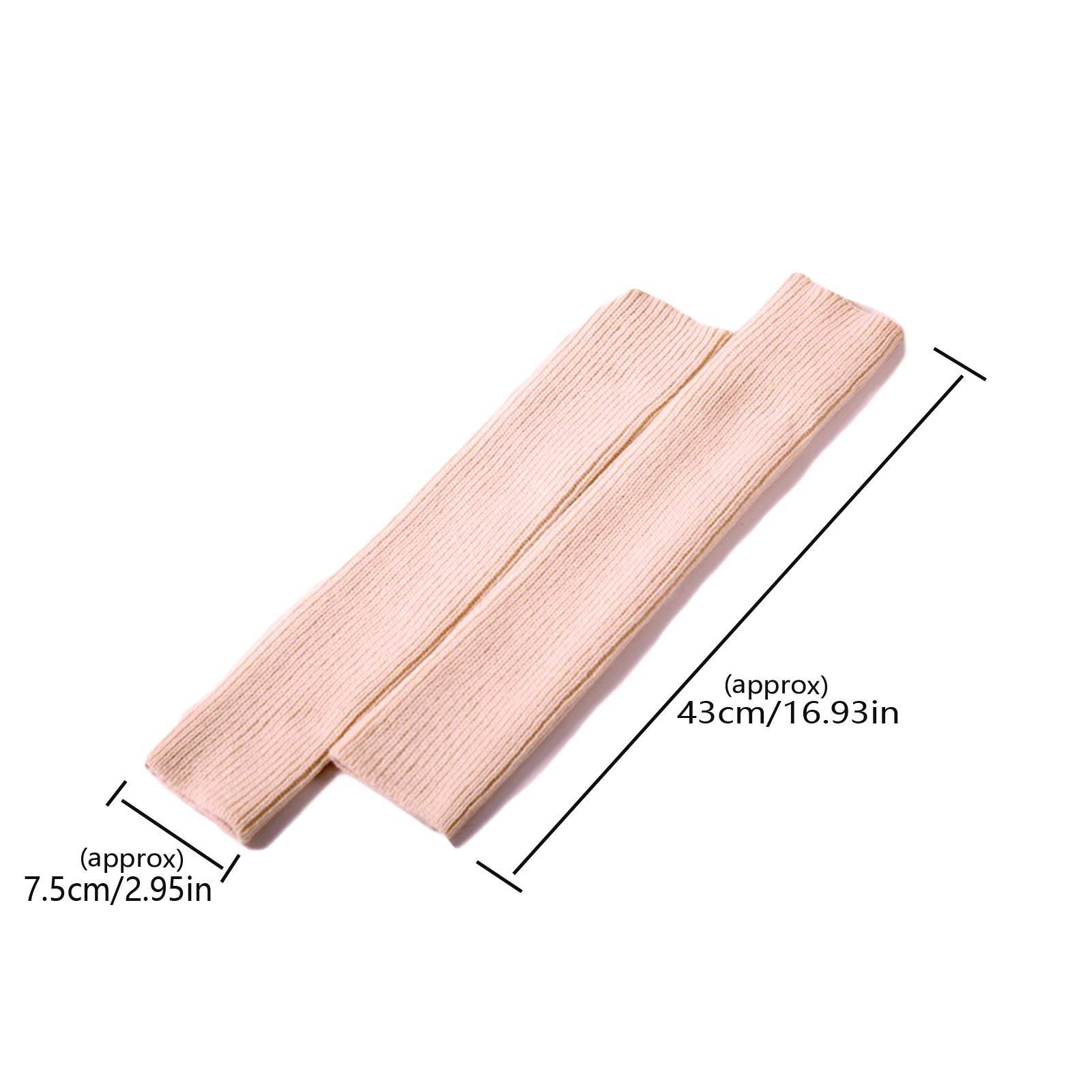 POCHUMIDUU Beinstulpen Gestrickte Ballett-Beinstulpen für Mädchen/Damen (set, 2-St), extra weiche, lange Beinstulpen für Yoga, Tanzen, Winter