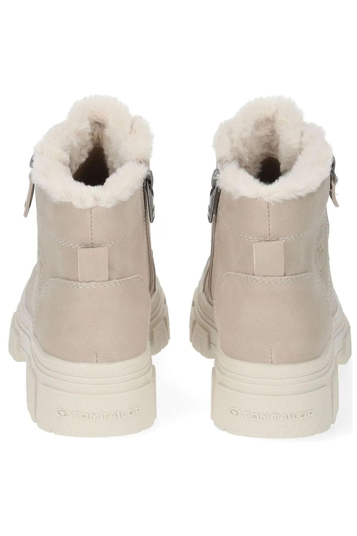 Tom Tailor  Stiefelette - Grau - Blockabsatz