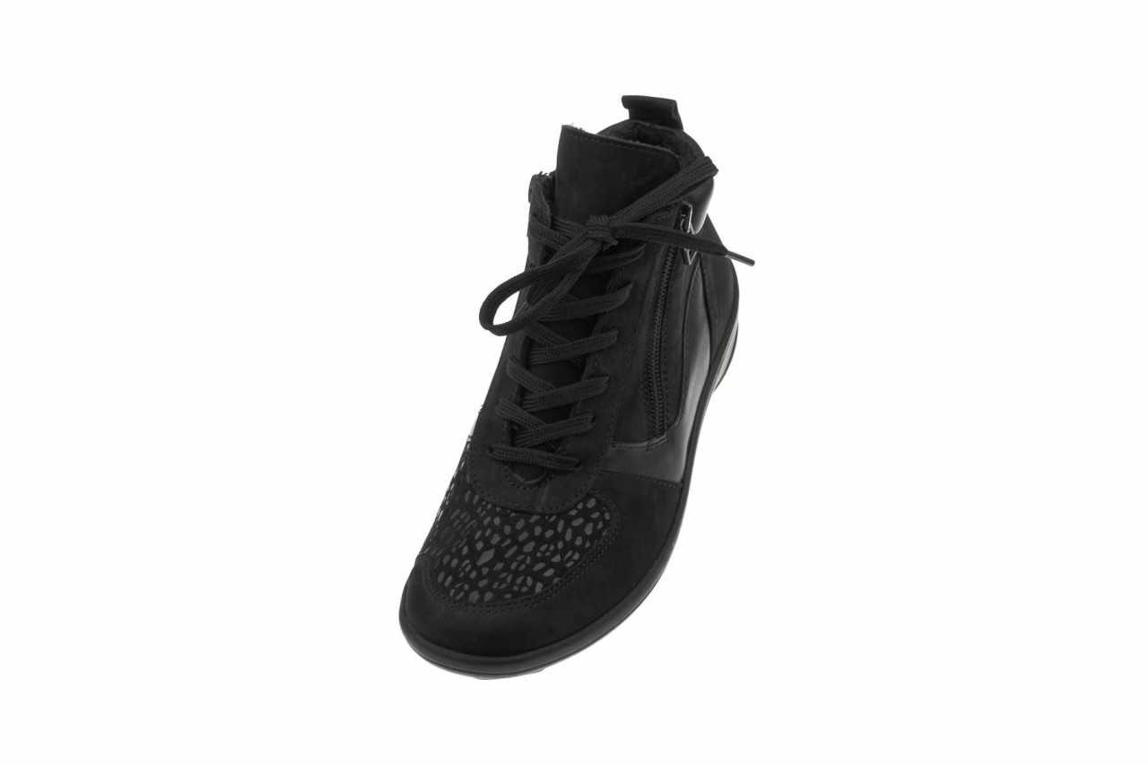COMFORTABEL Schnür-Stiefeletten schwarz