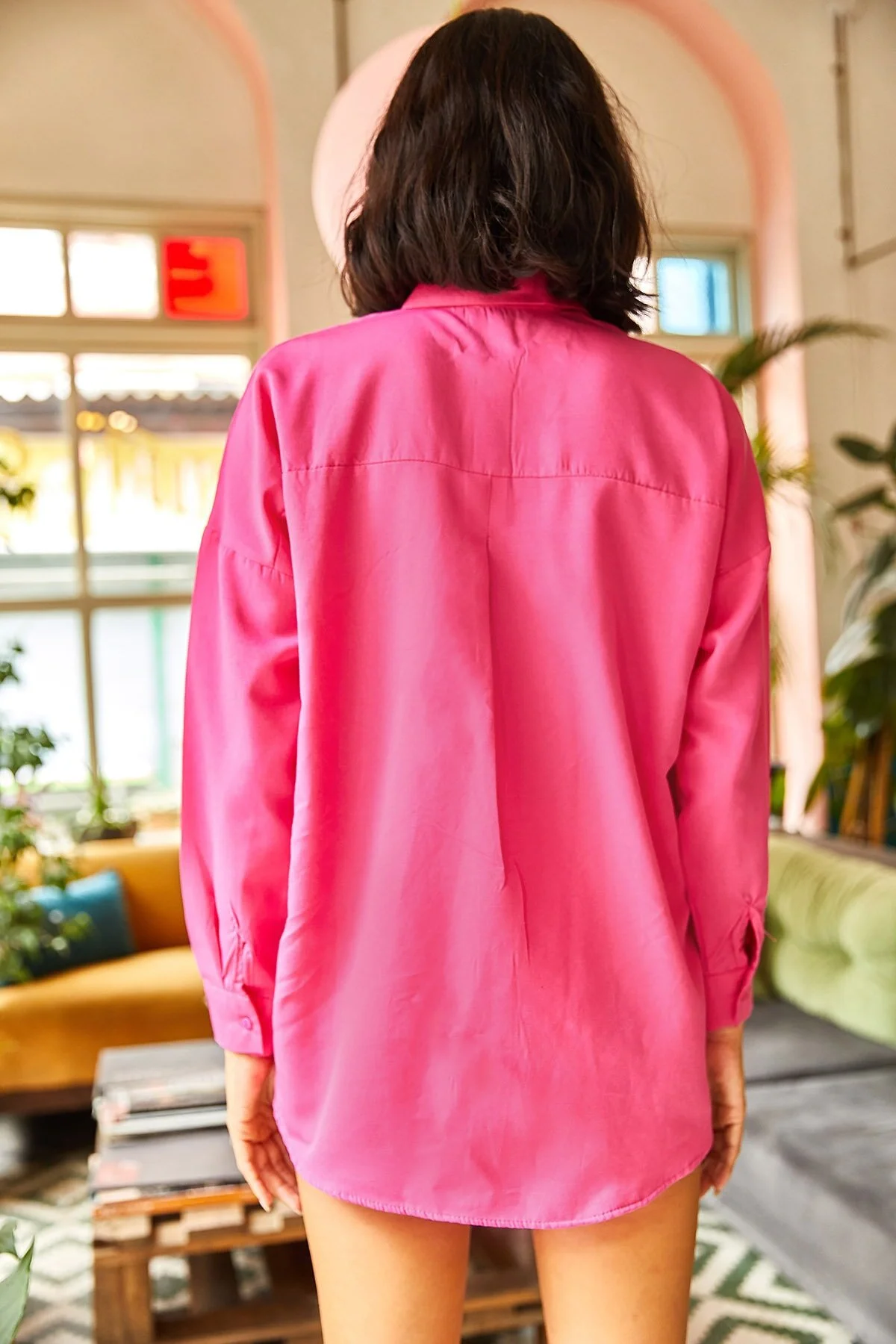 Olalook  Hemd - Rosa - Oversized