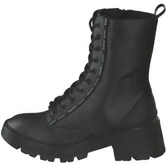 Pepe Jeans Soda Rub Schnür Boots in schwarz