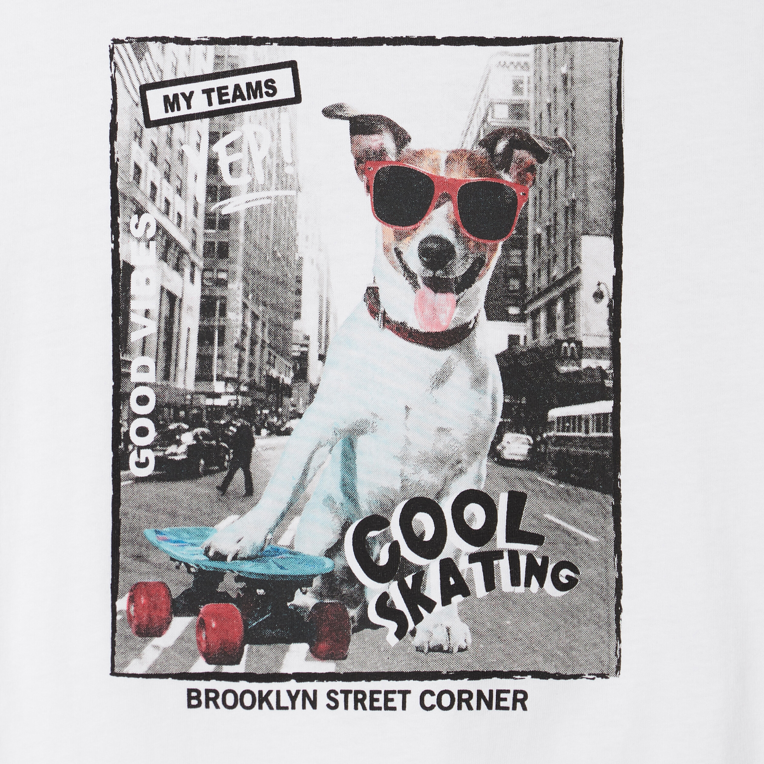 T-shirt manches courtes blanc garçon | La Halle