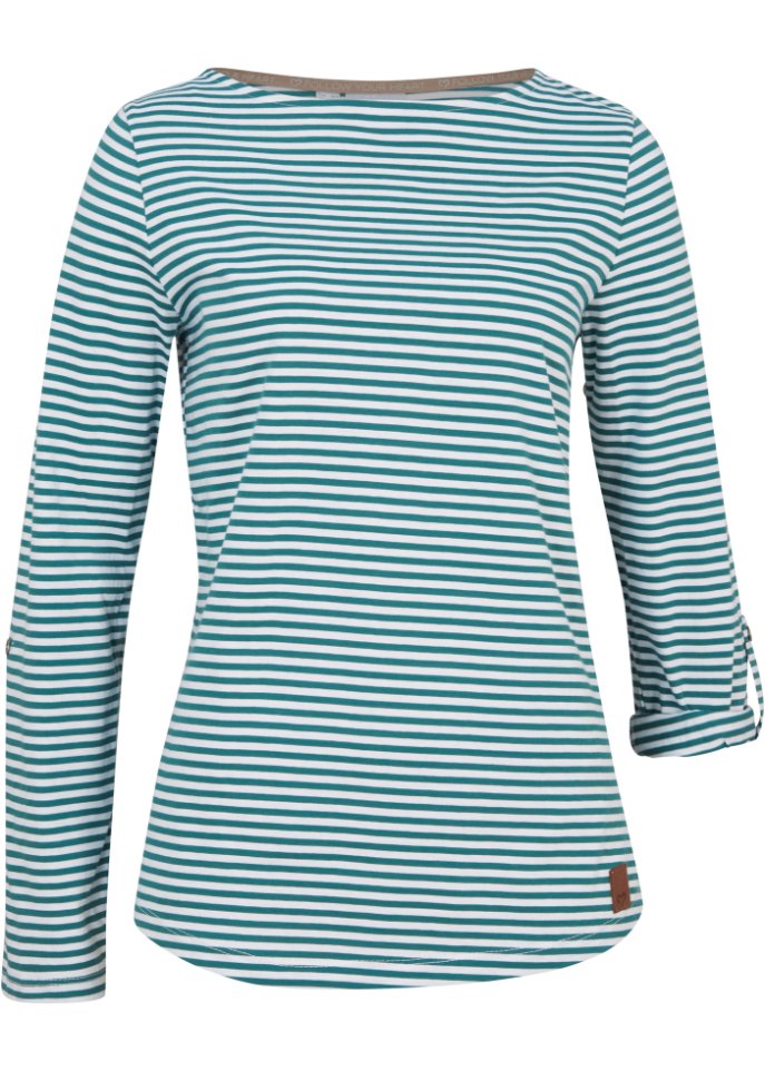 Langarmshirt mit U-Boot Ausschnitt