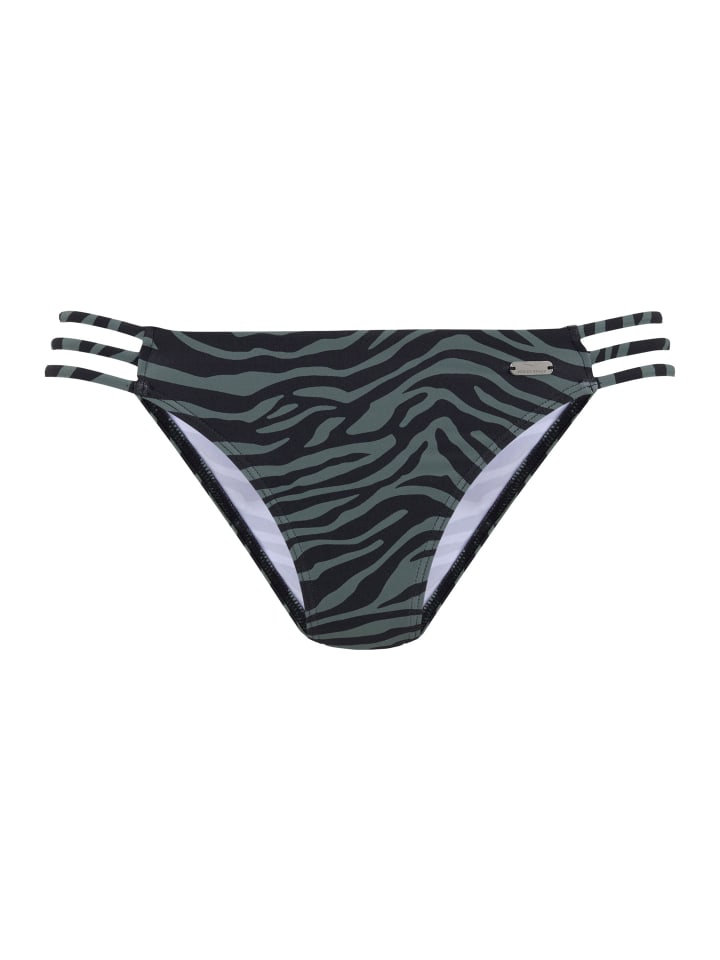 Venice Beach Bikini-Hose in schwarz-oliv günstig kaufen