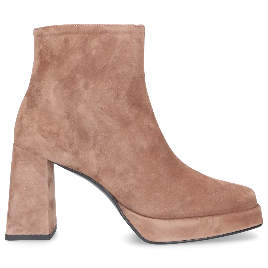 EN AVANT - Klassische Stiefeletten 3023 Veloursleder - beige
