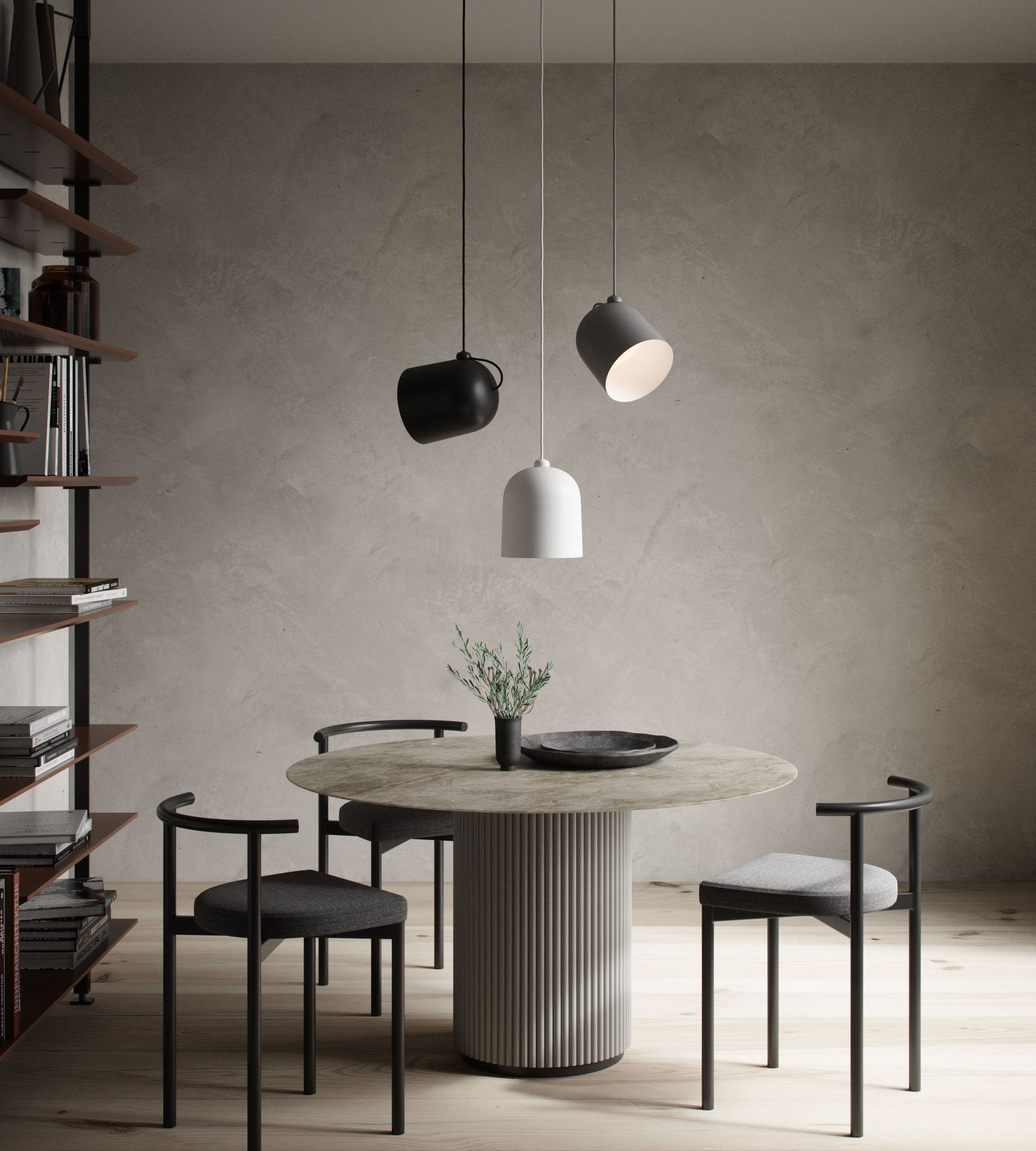 design for the people Pendelleuchte ANGLE, ohne Leuchtmittel, Designer Leuchte