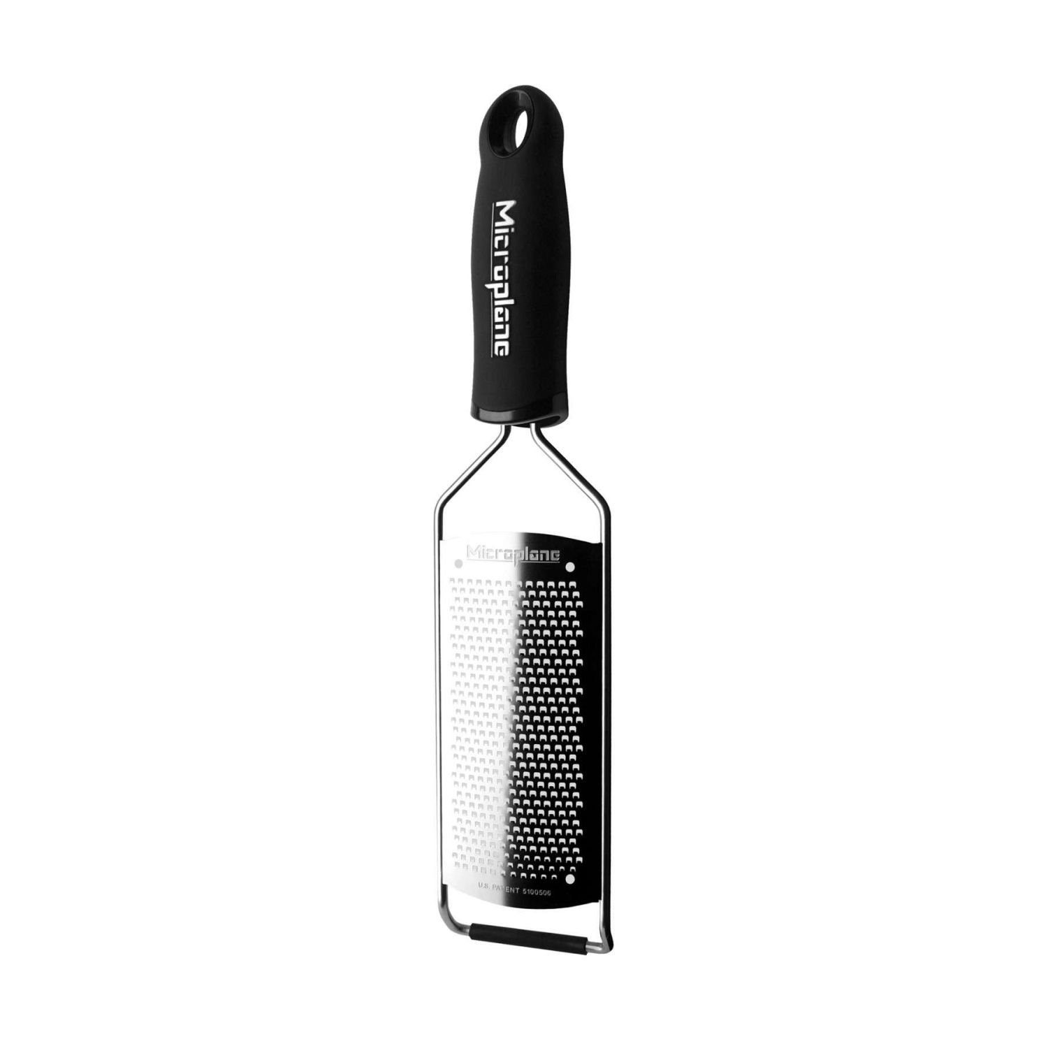 Microplane Küchenreibe Gourmet Fein, Edelstahl, Kunststoff