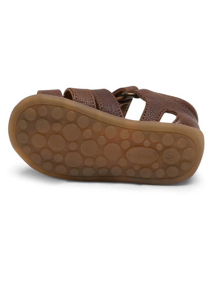 bisgaard Leder-Sandalen in Braun günstig kaufen