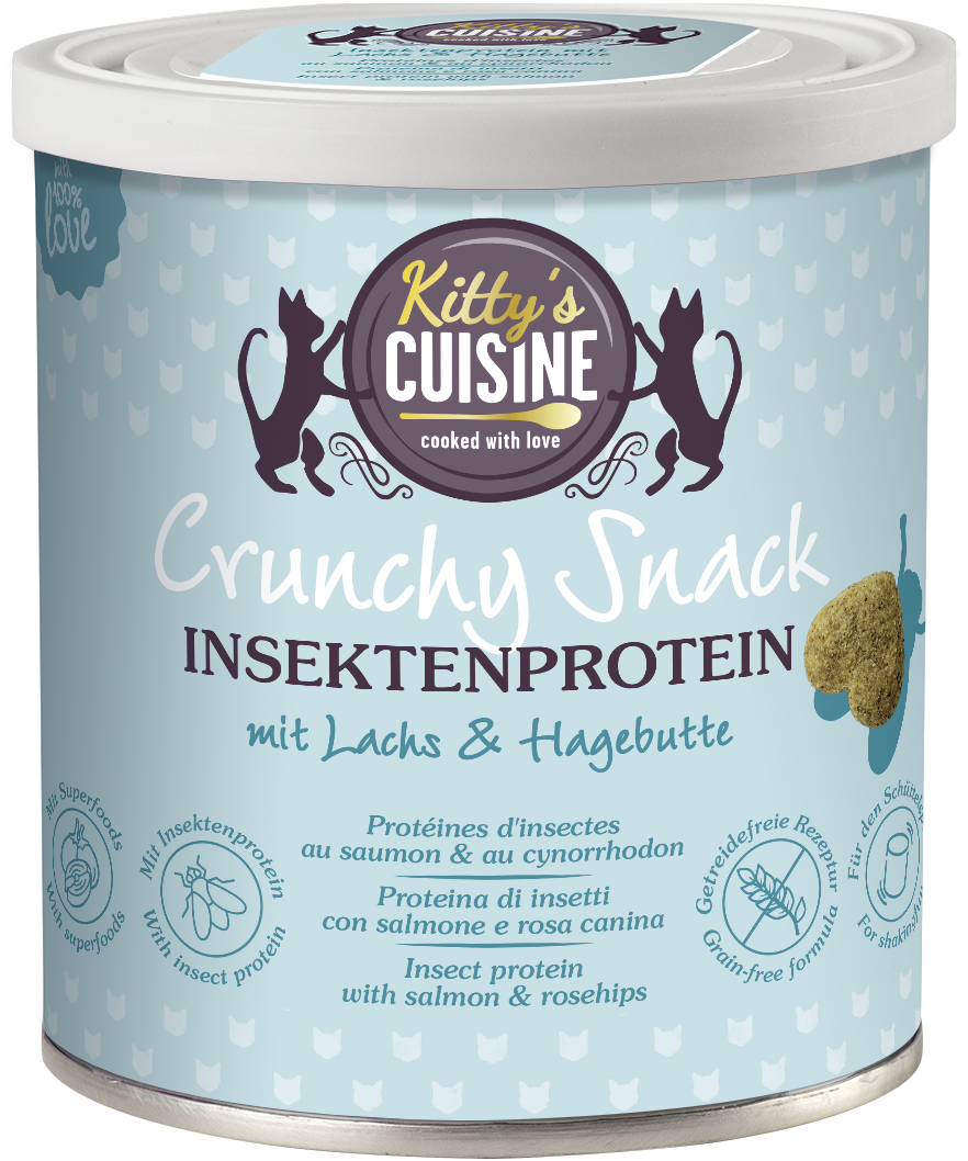 Kitty's Cuisine Snacks Kitty's Cuisine Crunchy Snack Insektenprotein 100g