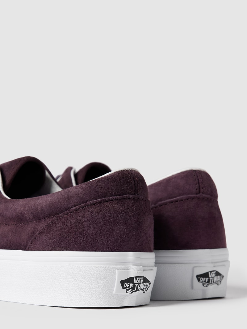 Sneaker mit Label-Details Modell 'Era' in dunkelbraun