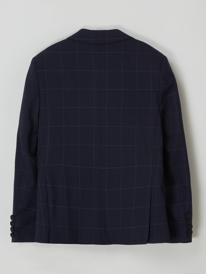 Super Slim Fit 2-Knopf-Sakko mit Stretch-Anteil in blau