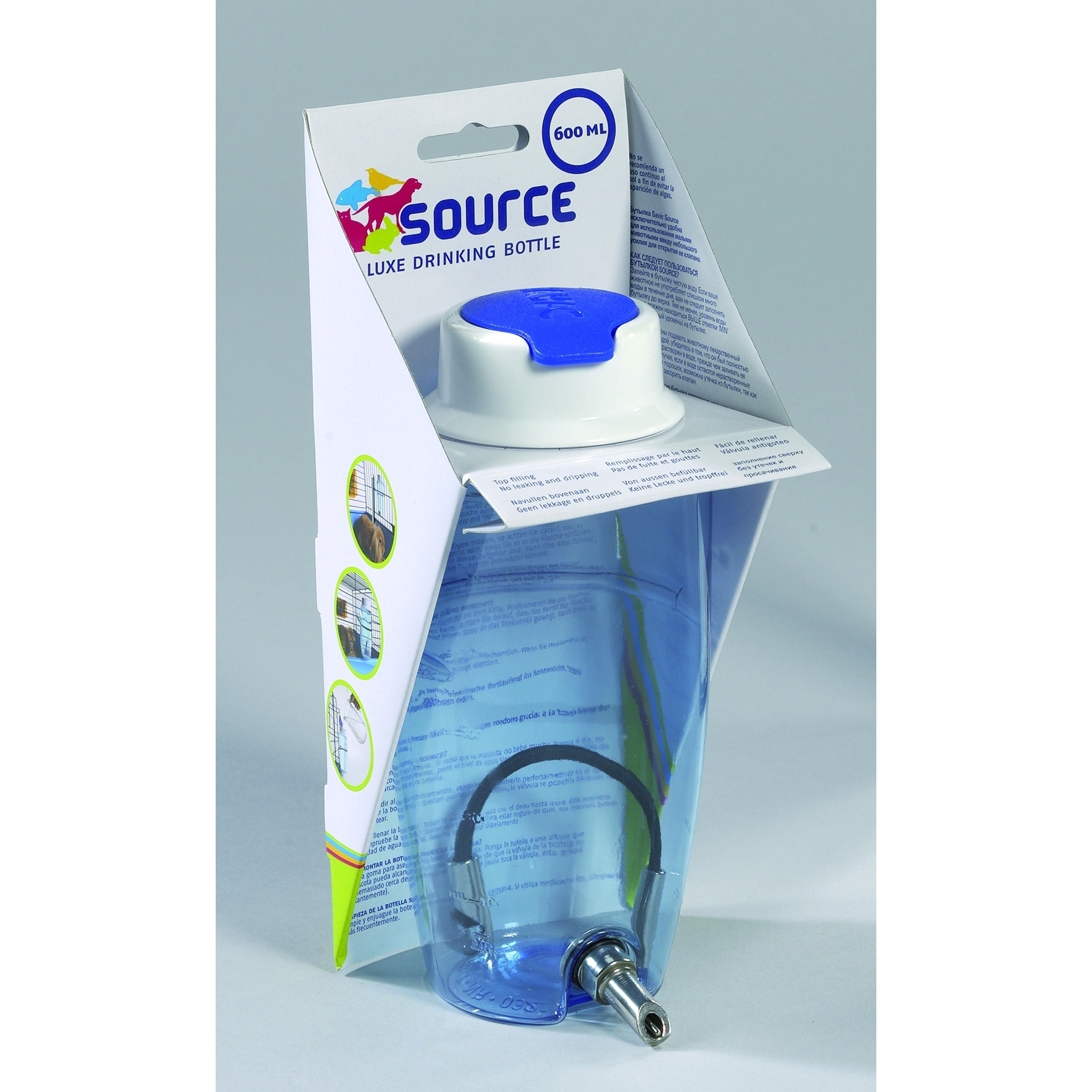 Savic Käfigzubehör Savic Trinkflasche Source 600 ml
