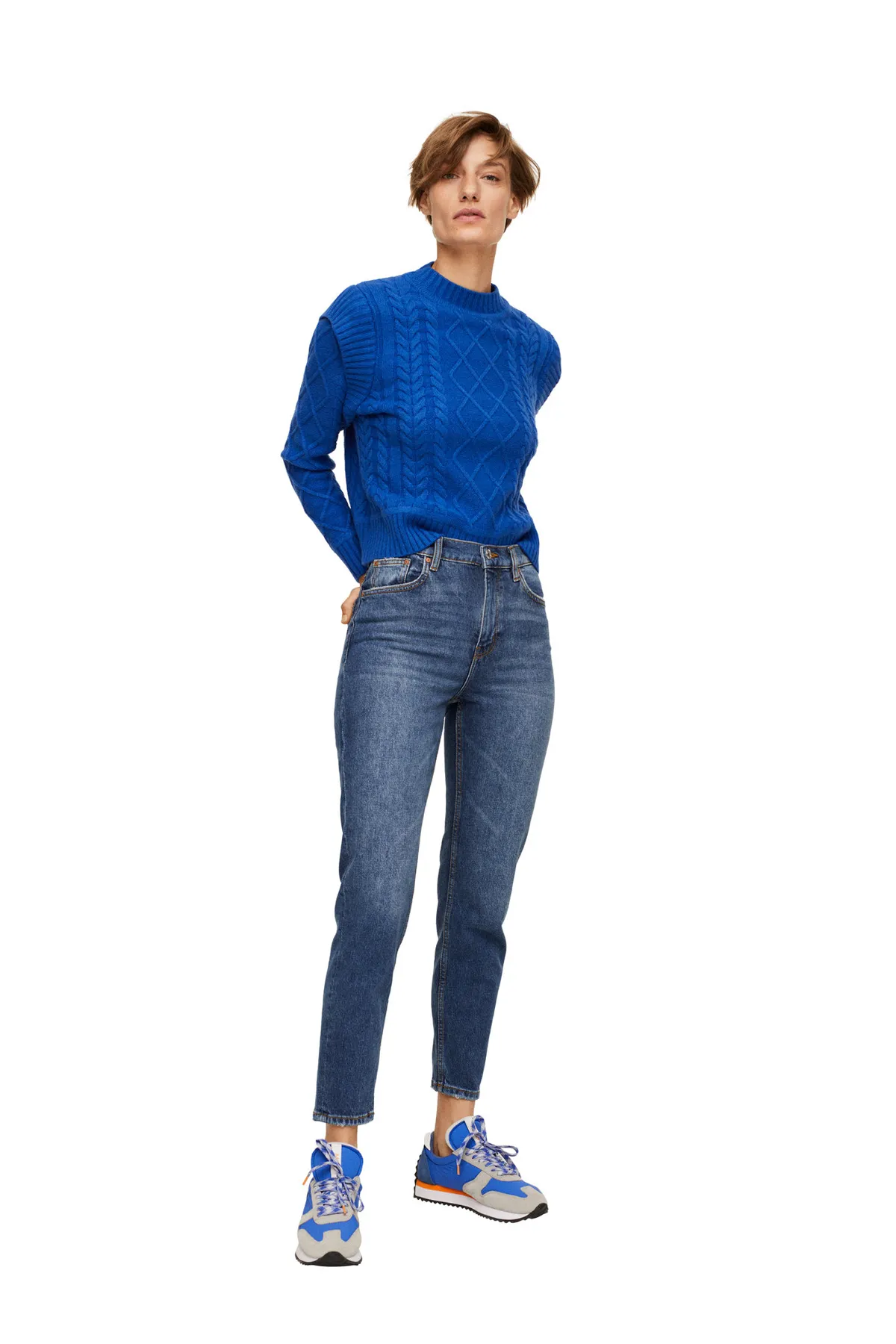 MANGO  Blaue Damenjeans 27020663