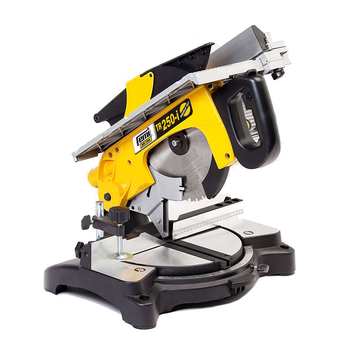Femi 8426136 TR250i Double Cut – piła ukosowa/rozdrabniająca z górnym stołem, silnik indukcyjny 1200 W