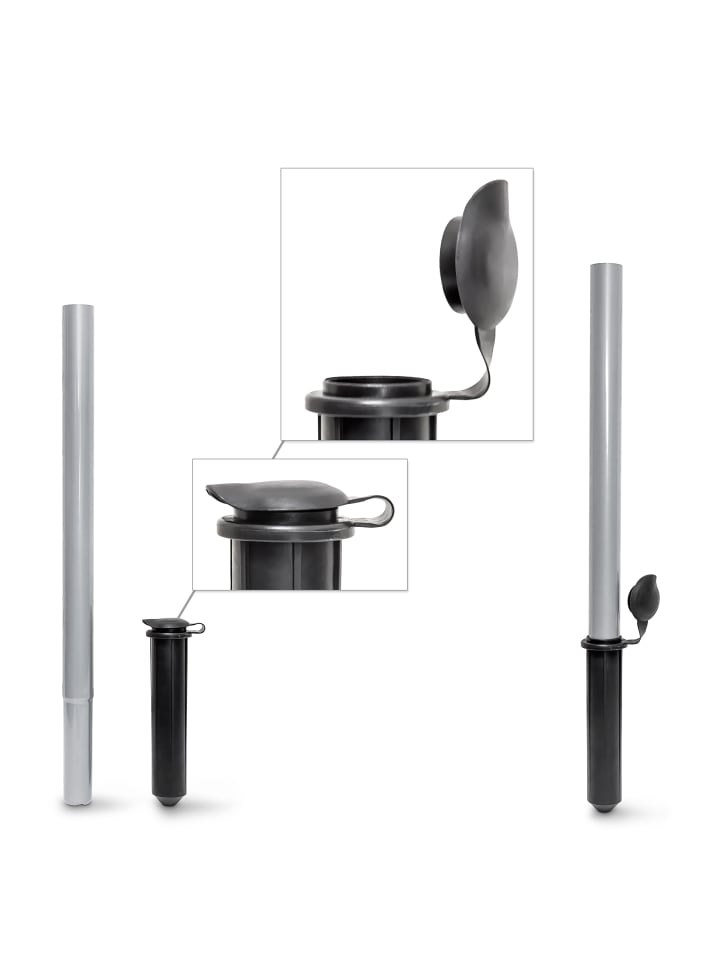relaxdays Wäschespinne in Silber - (B)242 x (H)184 x (T)242 cm günstig kaufen onesize